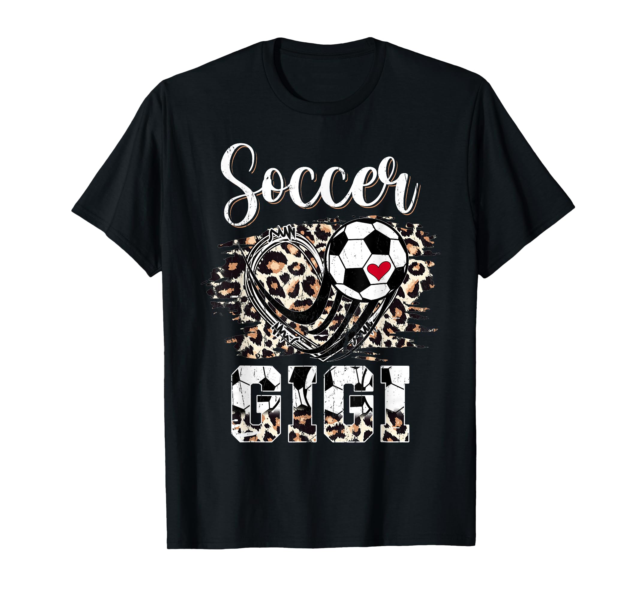 Soccer Gigi Leopard Funny Mothers Day T-Shirt - Streetwear Style Unisex - T-Shirt, Sweatshirt, Hoodie