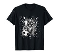 French Bulldog Dog Playing Soccer Sports T-Shirt - Graphic Print Unisex - T-Shirt, Sweatshirt, Hoodie