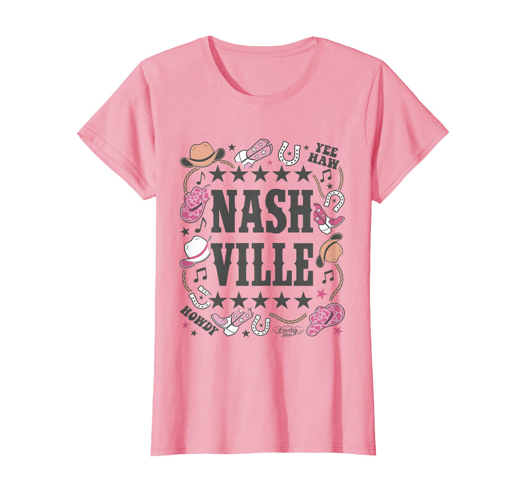 Nashville Country Cowgirl T-Shirt - Graphic Print Men Women - T-Shirt, Sweatshirt, Hoodie