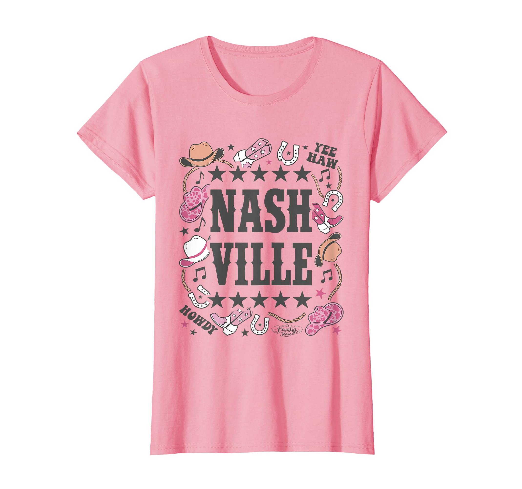 Nashville Country Cowgirl T-Shirt - Graphic Print Men Women - T-Shirt, Sweatshirt, Hoodie