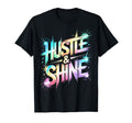 Lets Go Hustle Shine Spirit Week Field T-Shirt - Custom Art Print Unisex - T-Shirt, Sweatshirt, Hoodie