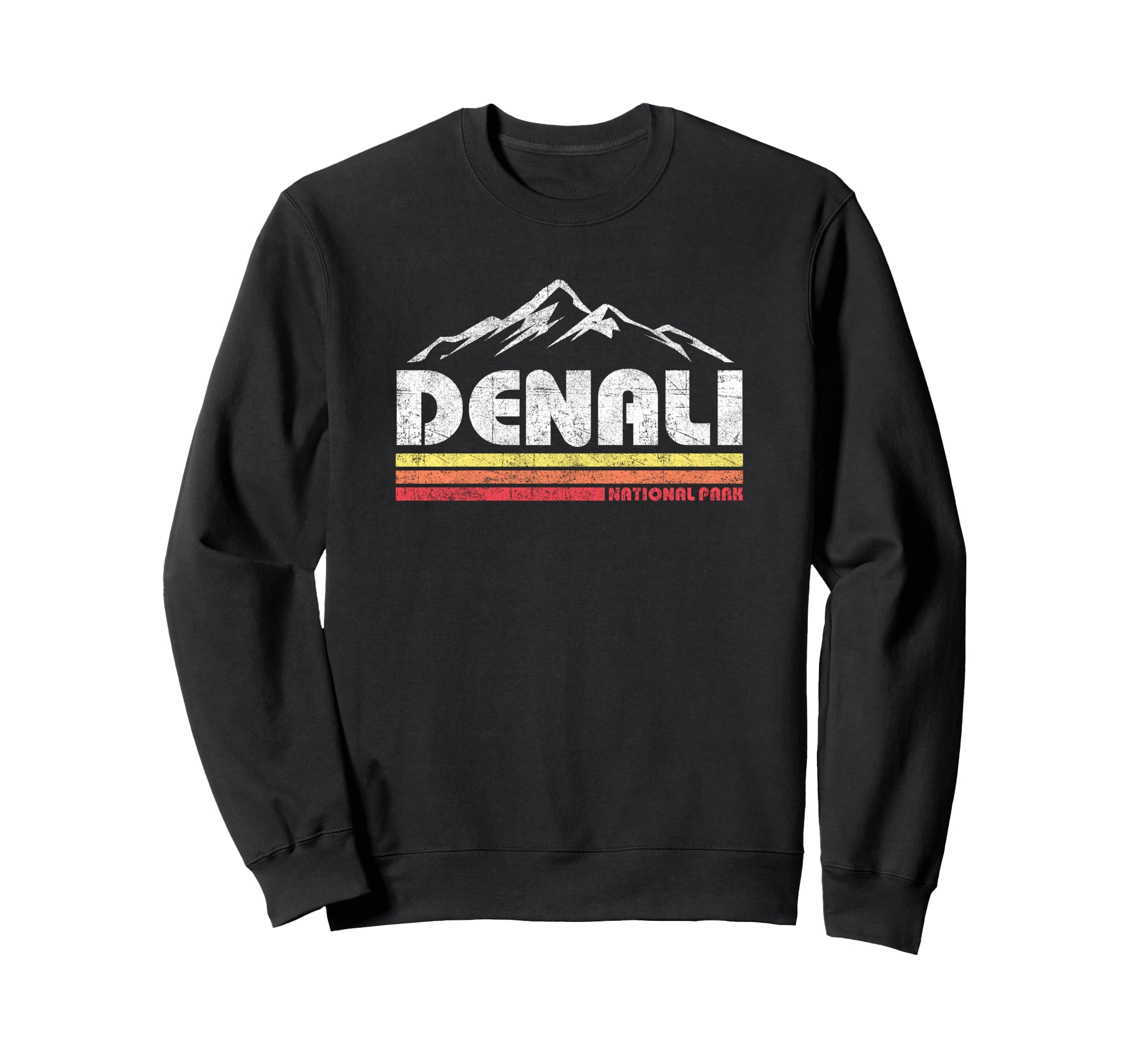 Mt Denali Alaska National Park Mountain Sweatshirt - Graphic Print Unisex - T-Shirt, Sweatshirt, Hoodie