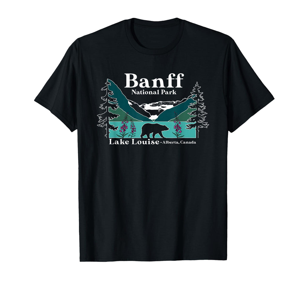 Lake Louise Alberta Banff National Parks T-Shirt - Novelty Apparel Unisex - T-Shirt, Sweatshirt, Hoodie