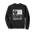 Analog Mom Reel To Reel Cassette Sweatshirt - Minimalist Print Men Women - T-Shirt, Sweatshirt, Hoodie