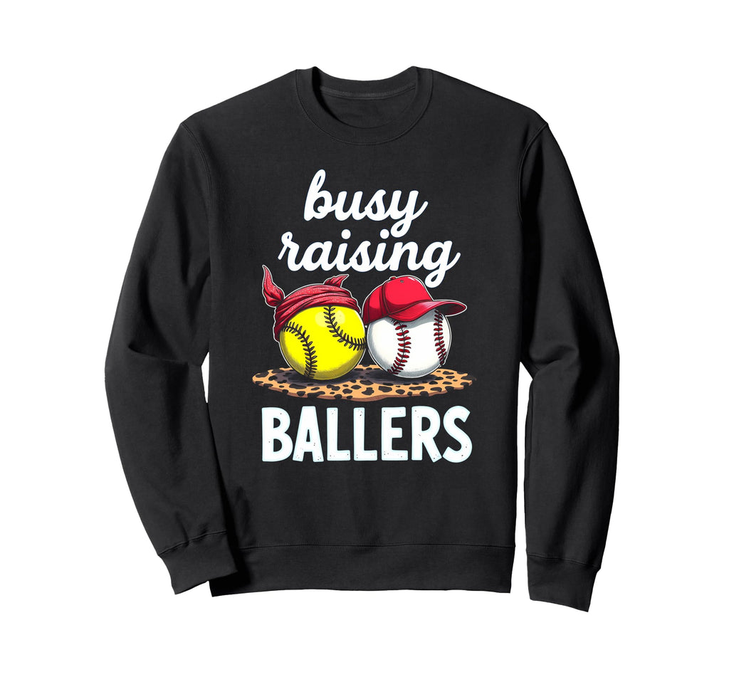 Dedicated Busy Raising Ballers Sweatshirt - Novelty Apparel Men Women - T-Shirt, Sweatshirt, Hoodie