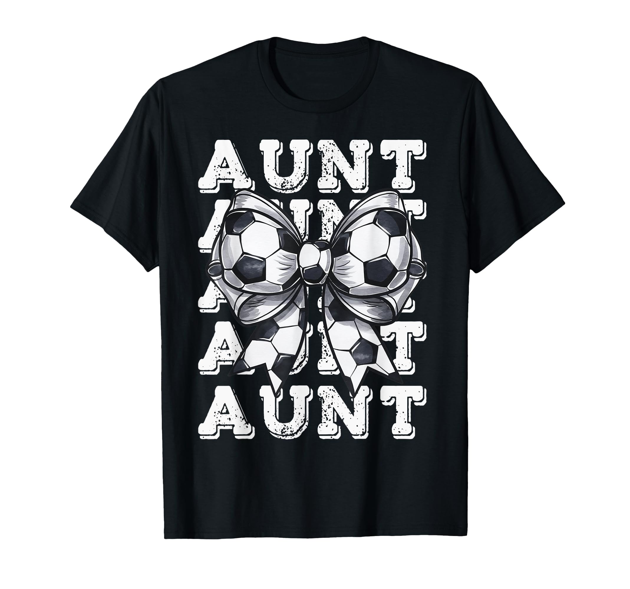 Coquette Soccer Aunt Matching Family T-Shirt - Casual Everyday Wear Unisex - T-Shirt, Sweatshirt, Hoodie