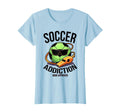 Soccer Addiction Mom Approved T-Shirt - Aesthetic Graphic for Adults - T-Shirt, Sweatshirt, Hoodie