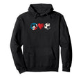 Peace Love And Soccer Peace Symbol Hoodie - Graphic Print Men Women - T-Shirt, Sweatshirt, Hoodie