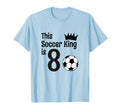 8 Year Old Soccer Birthday Party T-Shirt - Fun Novelty Design for Adults - T-Shirt, Sweatshirt, Hoodie