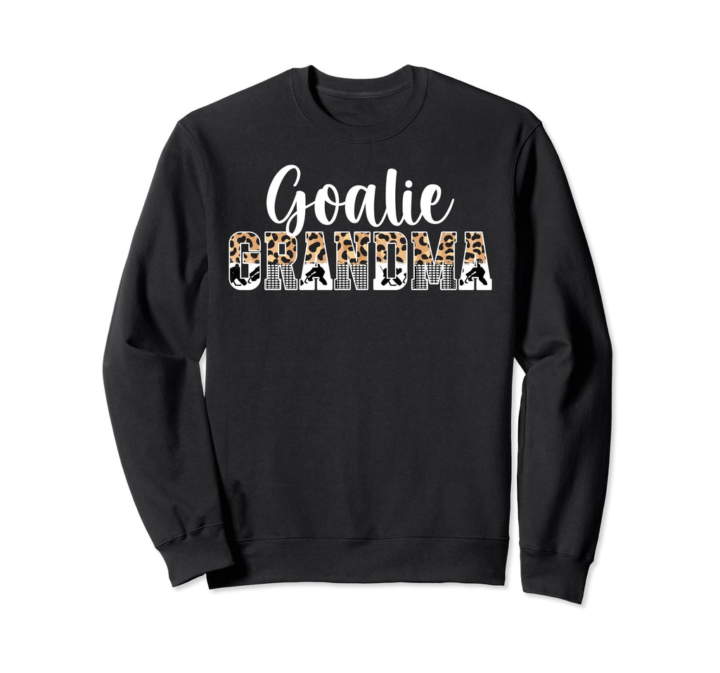 Ice Hockey Goalie Grandma Hockey Sweatshirt - Minimalist Print Unisex - T-Shirt, Sweatshirt, Hoodie