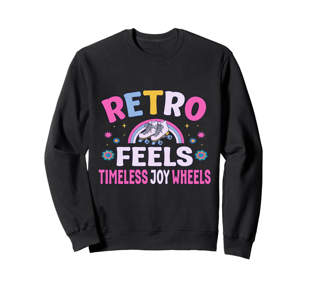 Roller Skates Party Feels Joy Sweatshirt - Minimalist Print Men Women - T-Shirt, Sweatshirt, Hoodie