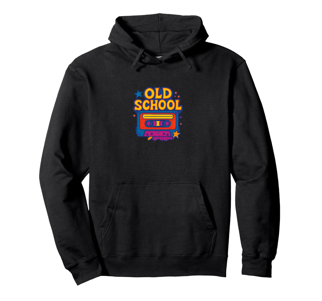 Old School Cassette Tape Hoodie - Casual Everyday Wear for Adults - T-Shirt, Sweatshirt, Hoodie