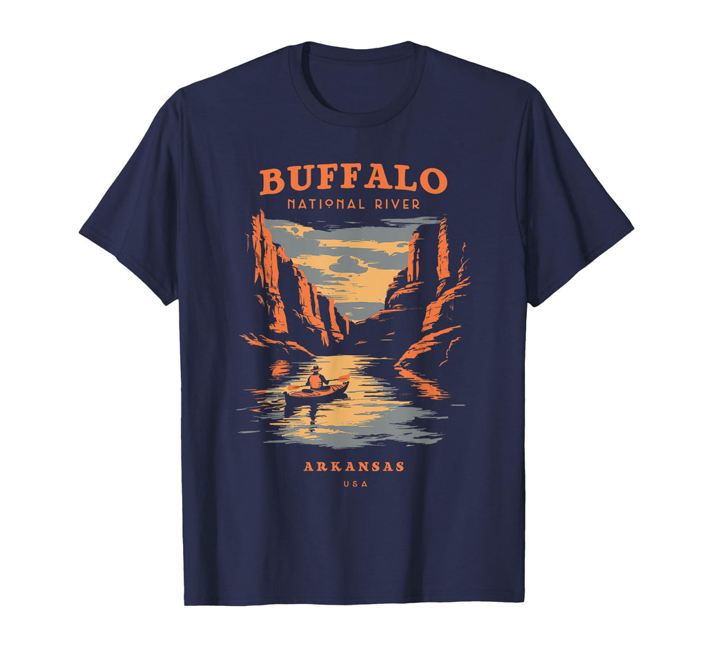 Buffalo National River Arkansas T-Shirt - Unique Graphic for Adults - T-Shirt, Sweatshirt, Hoodie