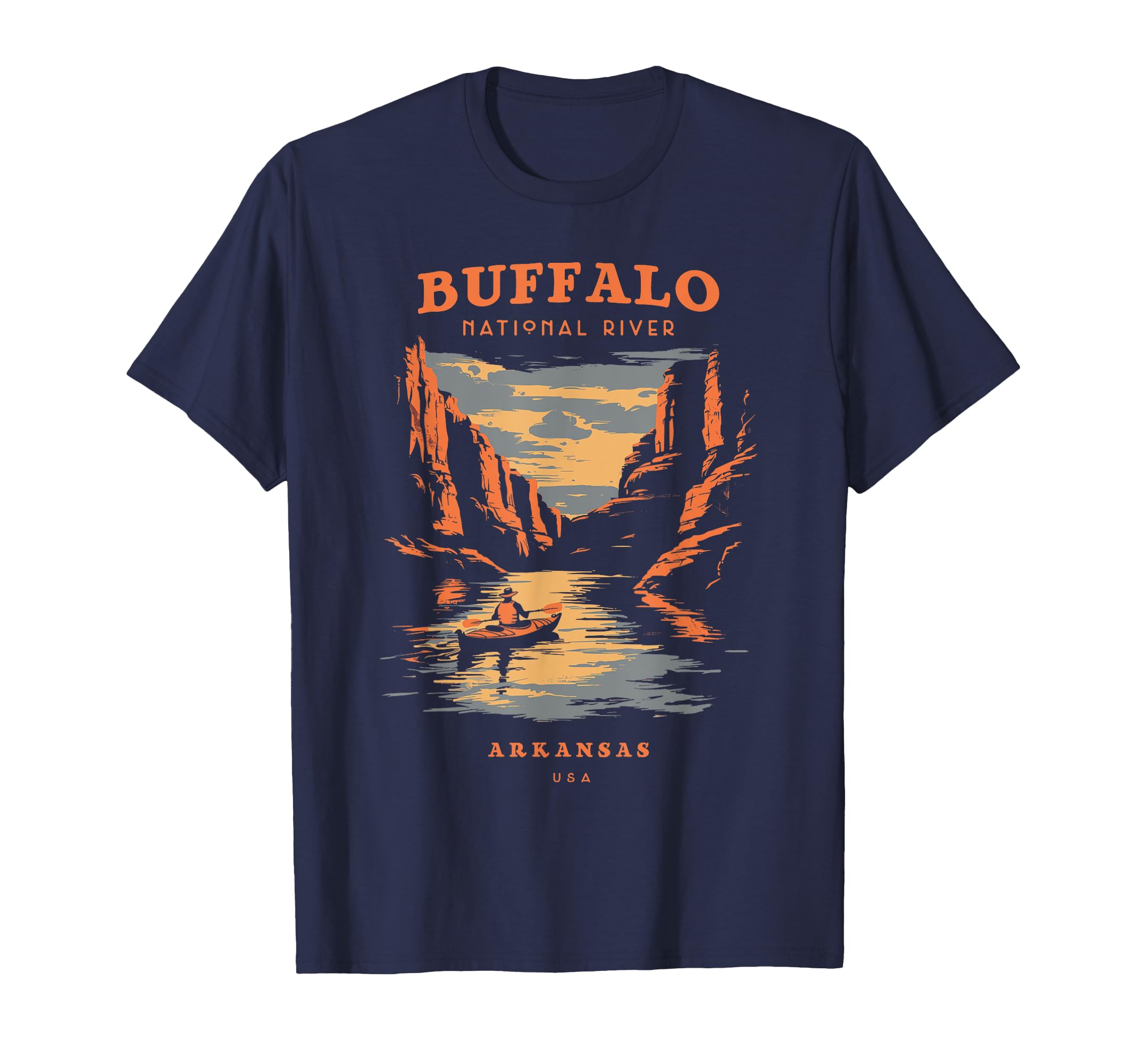 Buffalo National River Arkansas T-Shirt - Unique Graphic for Adults - T-Shirt, Sweatshirt, Hoodie