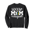 Volleyball Soccer Mom Ballers Sweatshirt - Aesthetic Graphic Men Women - T-Shirt, Sweatshirt, Hoodie