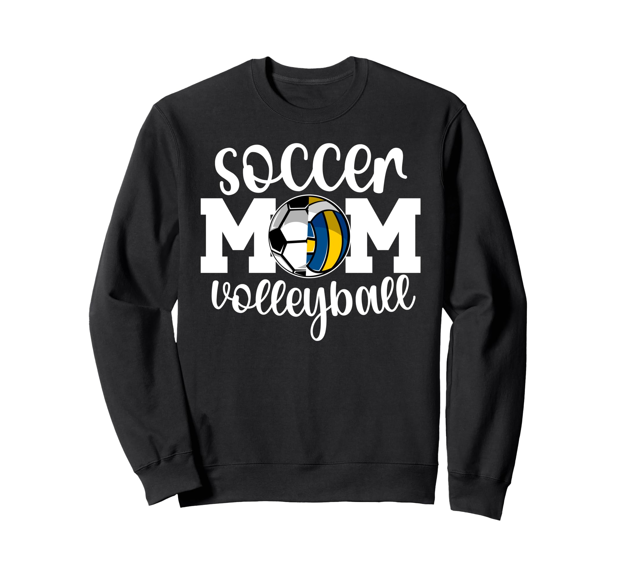 Volleyball Soccer Mom Ballers Sweatshirt - Aesthetic Graphic Men Women - T-Shirt, Sweatshirt, Hoodie