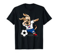 Dabbing Dog South Korea Soccer T-Shirt - Casual Everyday Wear Men Women - T-Shirt, Sweatshirt, Hoodie