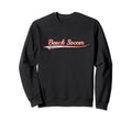 Beach Soccer Varsity Distressed Sweatshirt - Fun Novelty Design for Adults - T-Shirt, Sweatshirt, Hoodie