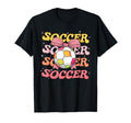 Groovy Soccer Coquette Bow Soccer Lover T-Shirt - Aesthetic Graphic Unisex - T-Shirt, Sweatshirt, Hoodie