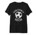 Lyon County Soccer Distressed 90S Tri T-Shirt - Trendy Graphic for Adults - T-Shirt, Sweatshirt, Hoodie