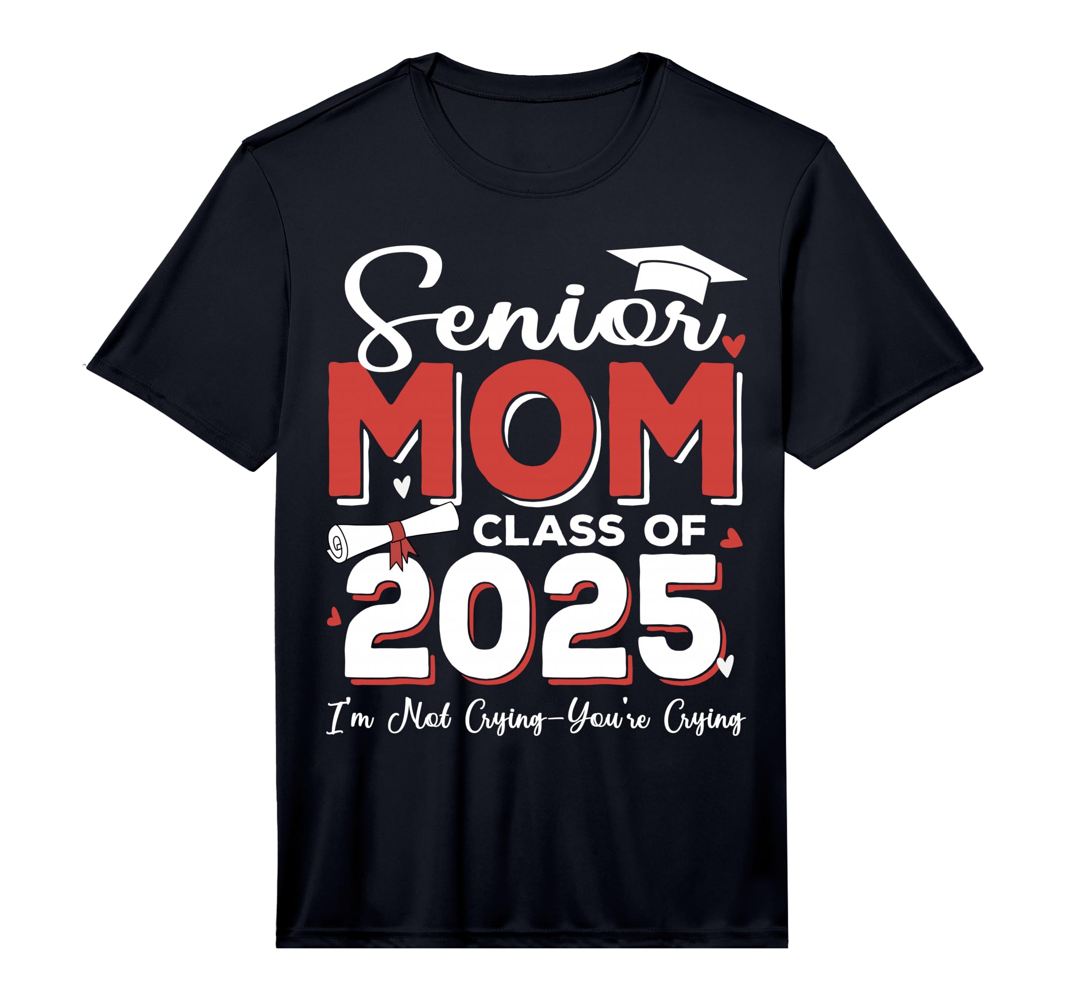 Senior Mom Class 2025 Proud Mom T-Shirt - Trendy Graphic Men Women - T-Shirt, Sweatshirt, Hoodie