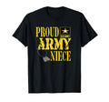 Proud Army Niece Military Pride T-Shirt - Casual Everyday Wear Unisex - T-Shirt, Sweatshirt, Hoodie