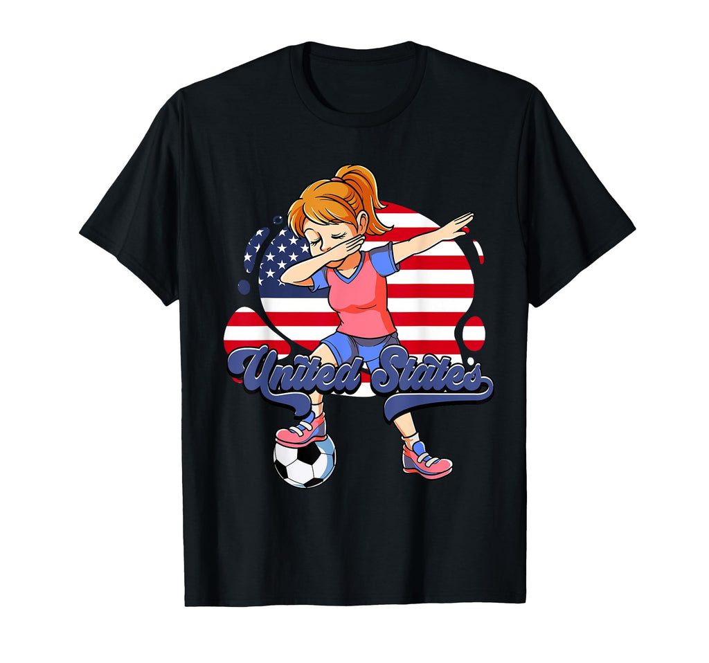 Usa Soccer T-Shirt - Custom Art Print for Adults - T-Shirt, Sweatshirt, Hoodie