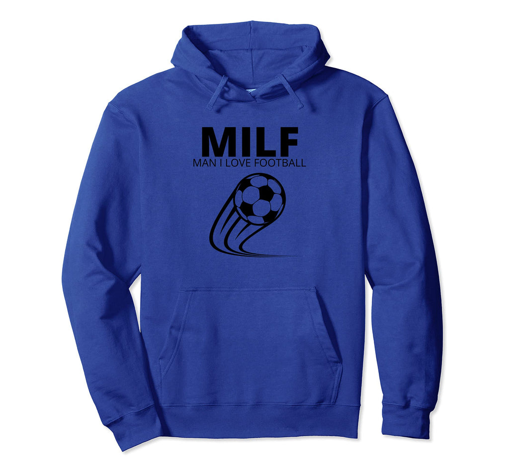 I Love Football Soccer Hoodie - Graphic Print Men Women - T-Shirt, Sweatshirt, Hoodie