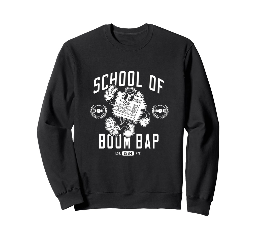 Old School Hip Hop Sampler Sweatshirt - Minimalist Print Unisex - T-Shirt, Sweatshirt, Hoodie