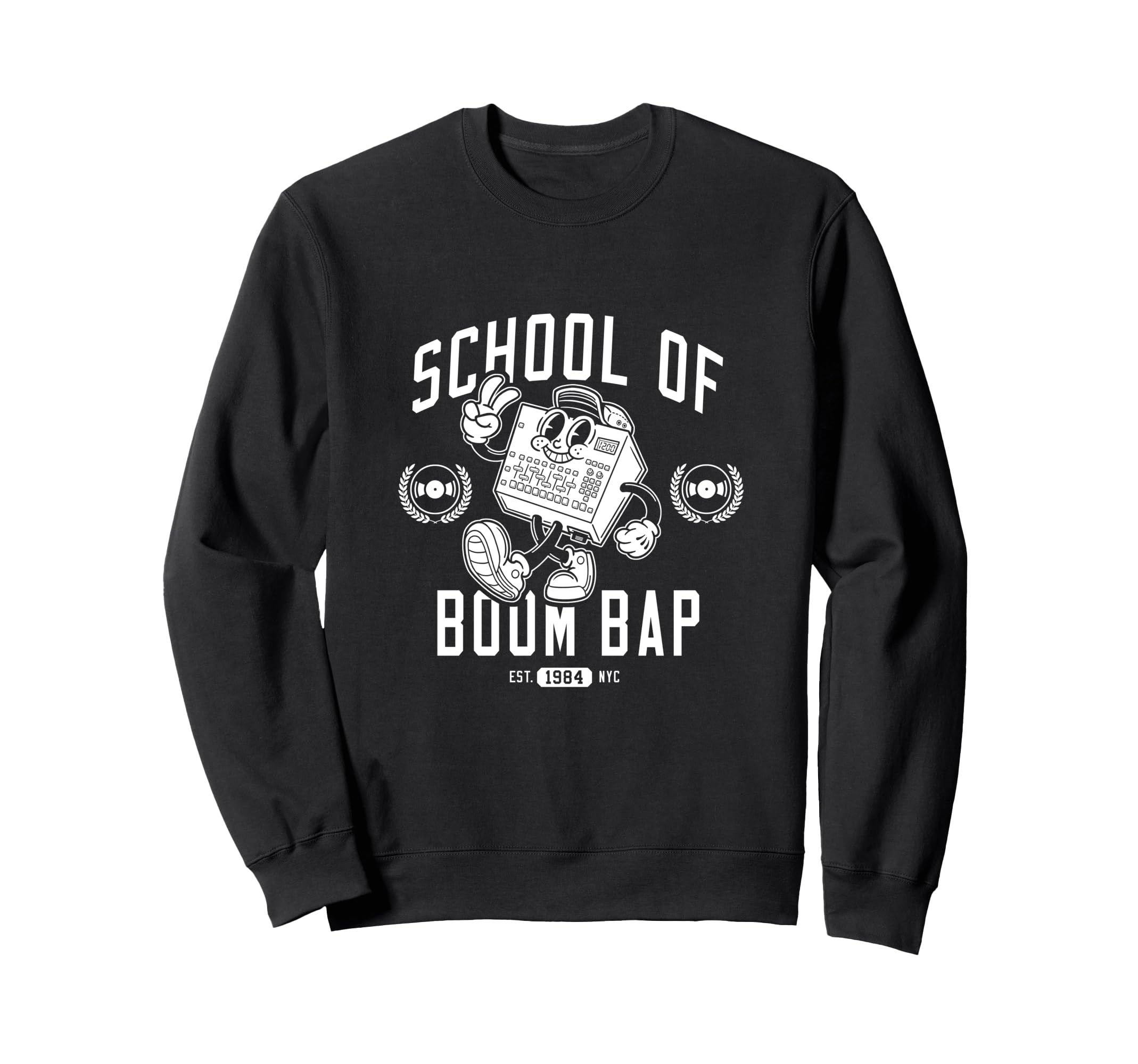 Old School Hip Hop Sampler Sweatshirt - Minimalist Print Unisex - T-Shirt, Sweatshirt, Hoodie