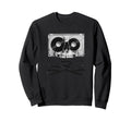 Cassette Tape Skull And Crossbones Sweatshirt - Unique Graphic Unisex - T-Shirt, Sweatshirt, Hoodie