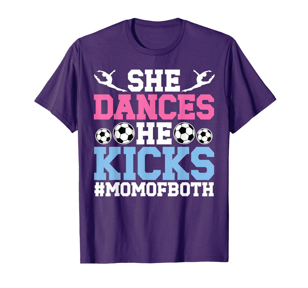 She Dances He Kicks Mom Both Dance T-Shirt - Custom Art Print for Adults - T-Shirt, Sweatshirt, Hoodie