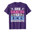 She Dances He Kicks Mom Both Dance T-Shirt - Custom Art Print for Adults - T-Shirt, Sweatshirt, Hoodie