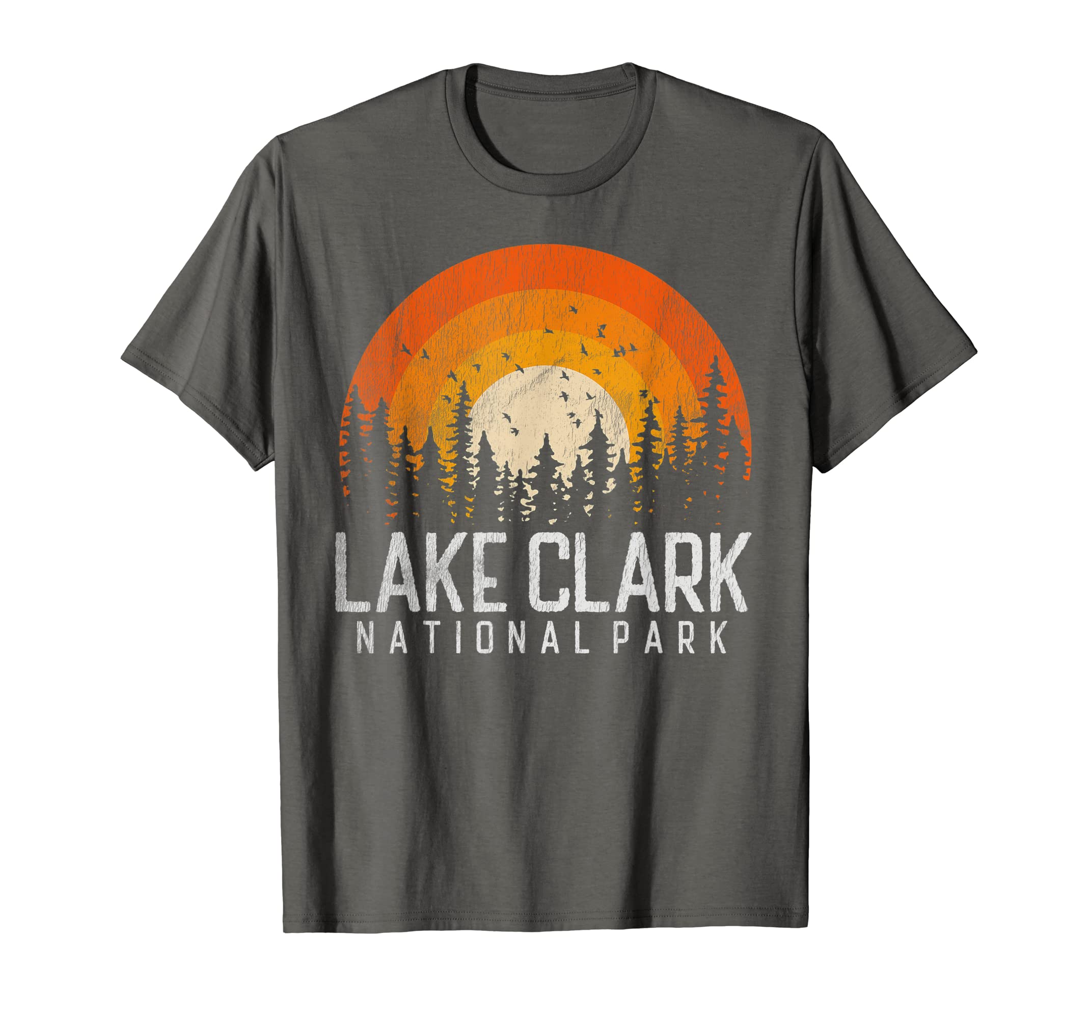 Lake Clark Us National Park Alaska 80S T-Shirt - Unique Graphic Men Women - T-Shirt, Sweatshirt, Hoodie