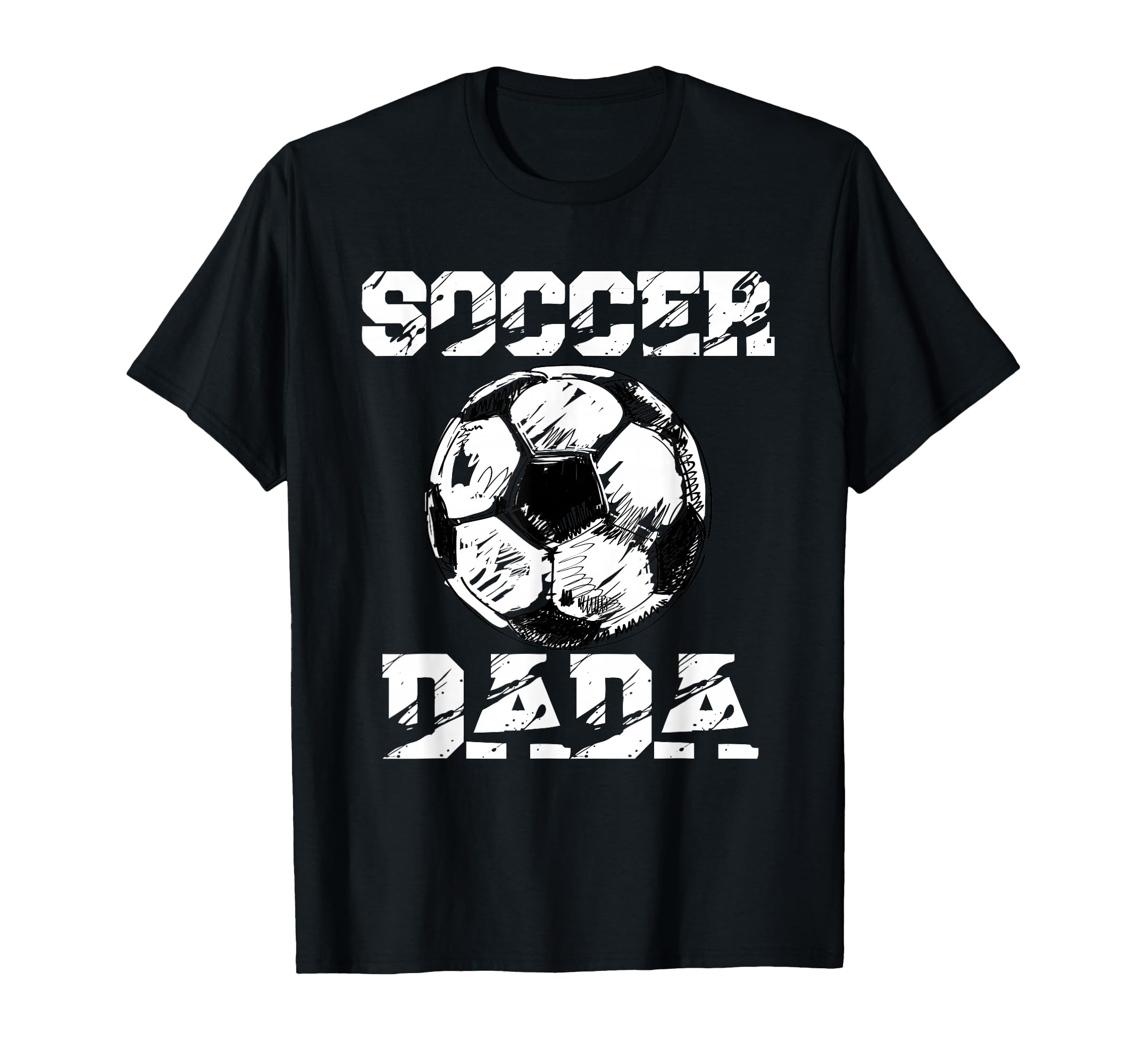 Soccer Dada Distressed Ball Funny T-Shirt - Streetwear Style for Adults - T-Shirt, Sweatshirt, Hoodie