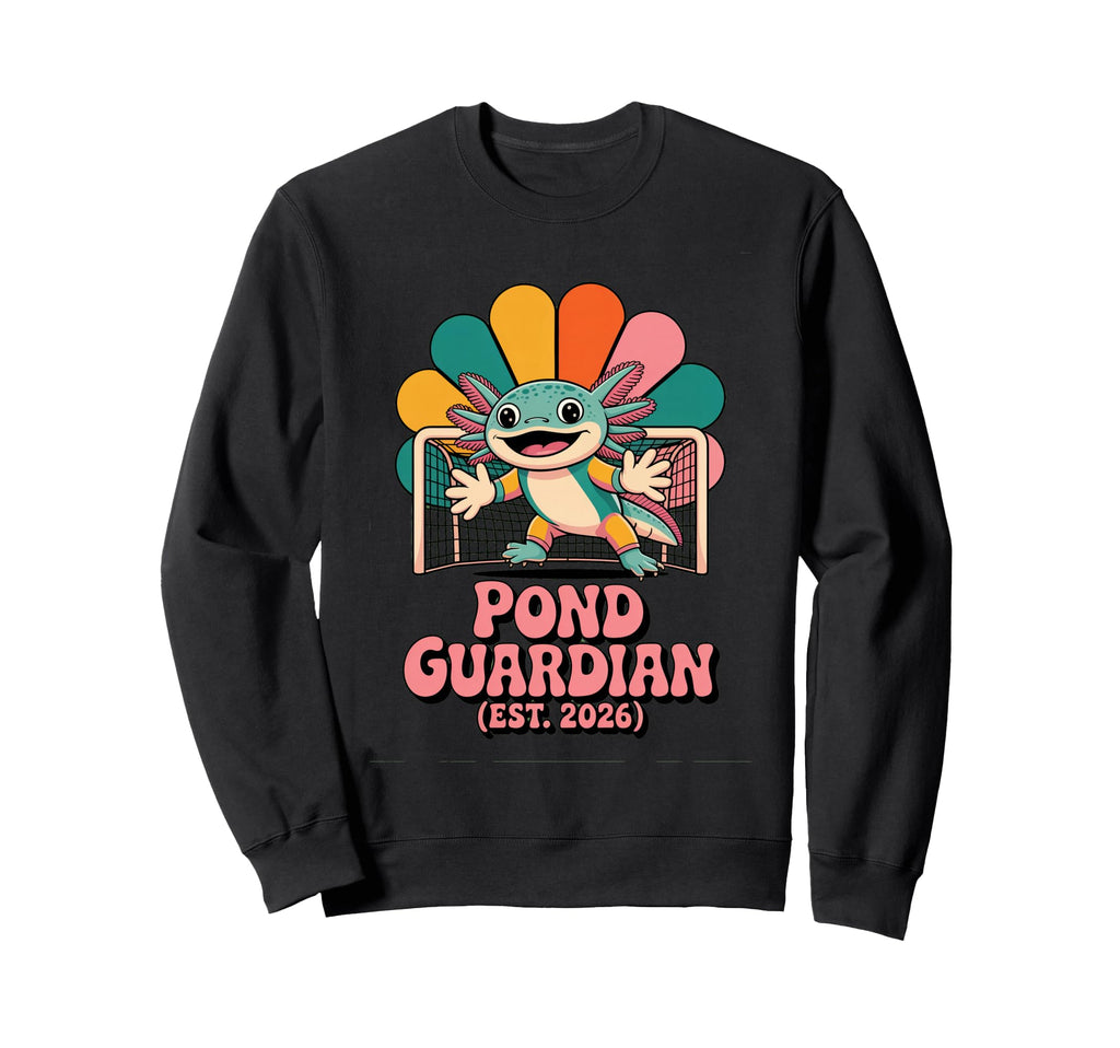 Axolotl Soccer Goalie Pond Sweatshirt - Fun Novelty Design Men Women - T-Shirt, Sweatshirt, Hoodie