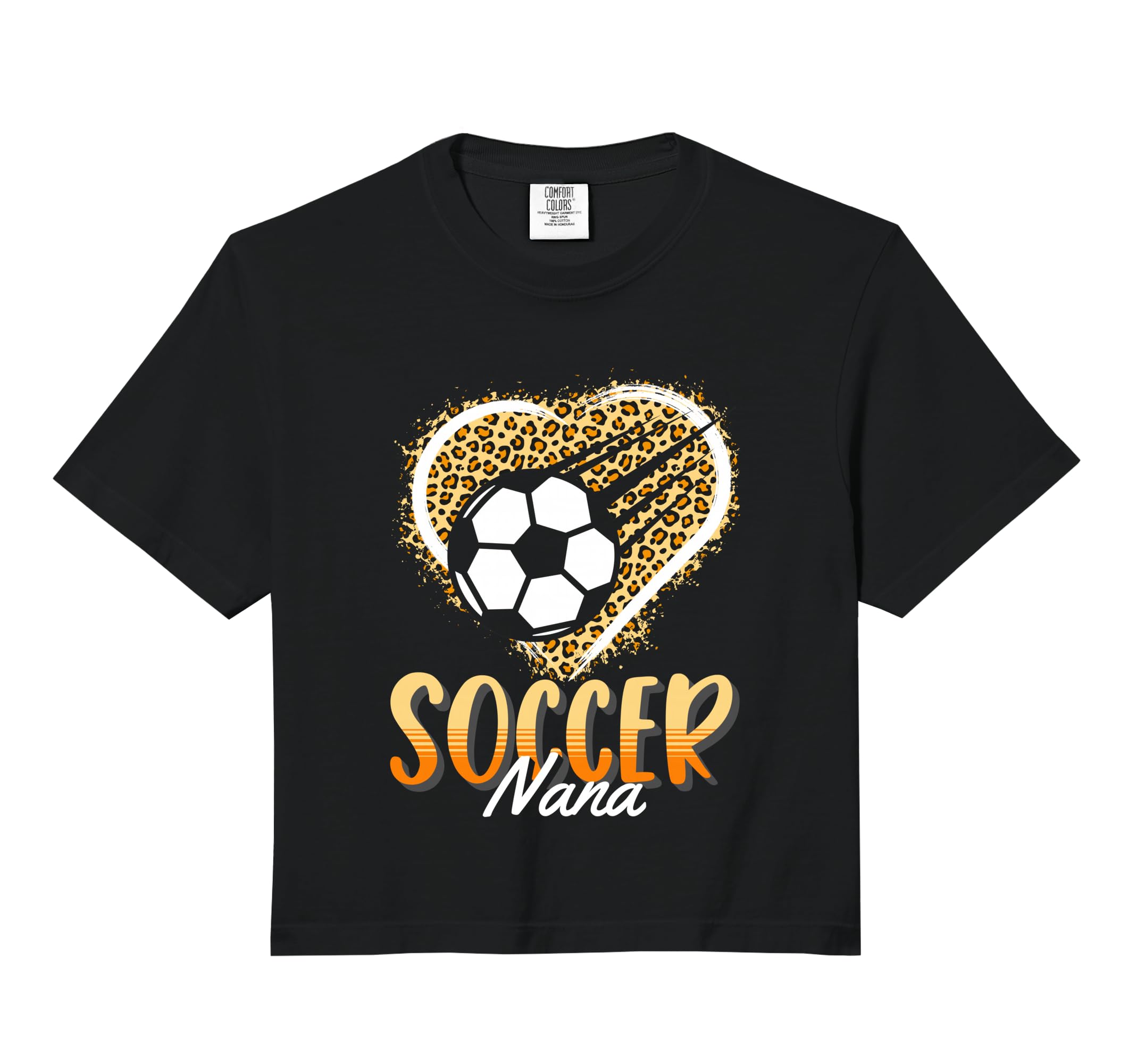 Leopard Heart Football Grandma Sweatshirt - Fun Novelty Design for Adults - T-Shirt, Sweatshirt, Hoodie