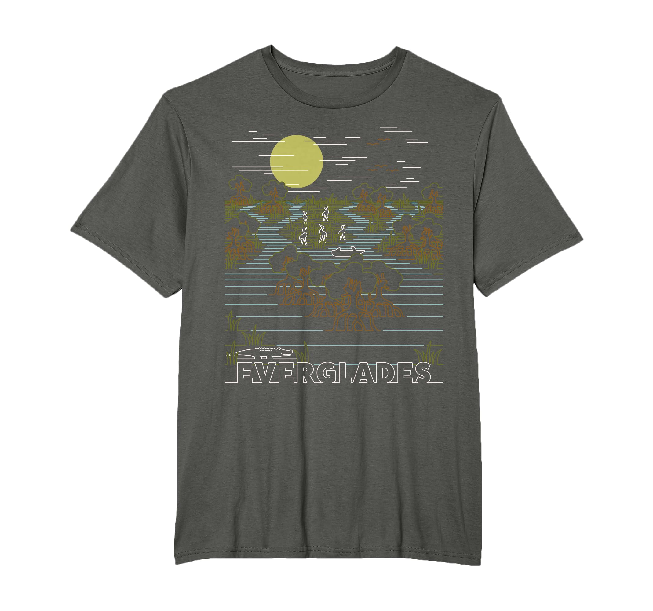 Everglades National Park Florida Mangroves T-Shirt - Novelty Apparel Unisex - T-Shirt, Sweatshirt, Hoodie