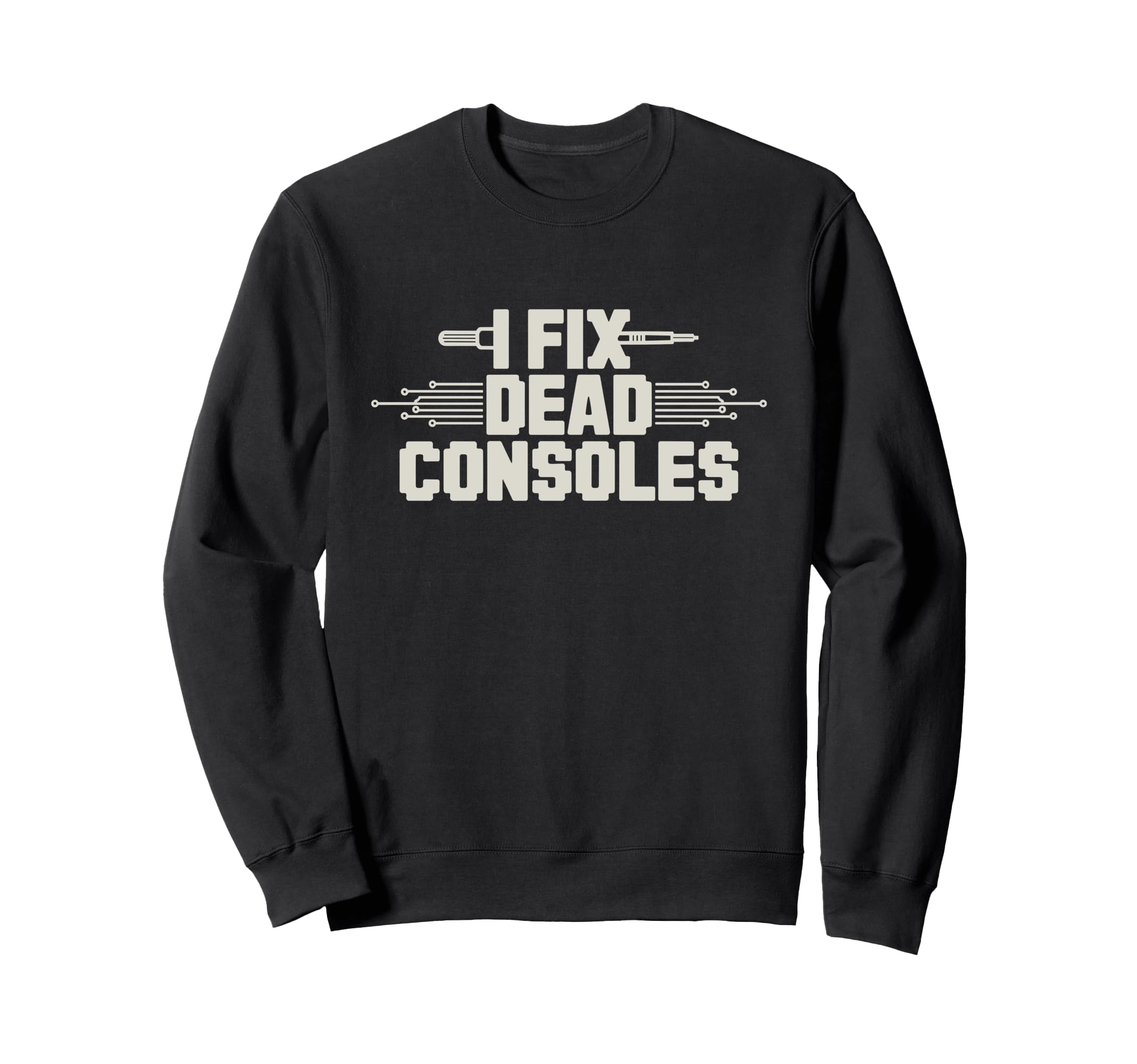 Gaming Repair Console Restoration Sweatshirt - Novelty Apparel for Adults - T-Shirt, Sweatshirt, Hoodie