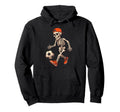 Funny Skeleton Soccer Balls Football Player Hoodie - Unique Graphic Unisex - T-Shirt, Sweatshirt, Hoodie