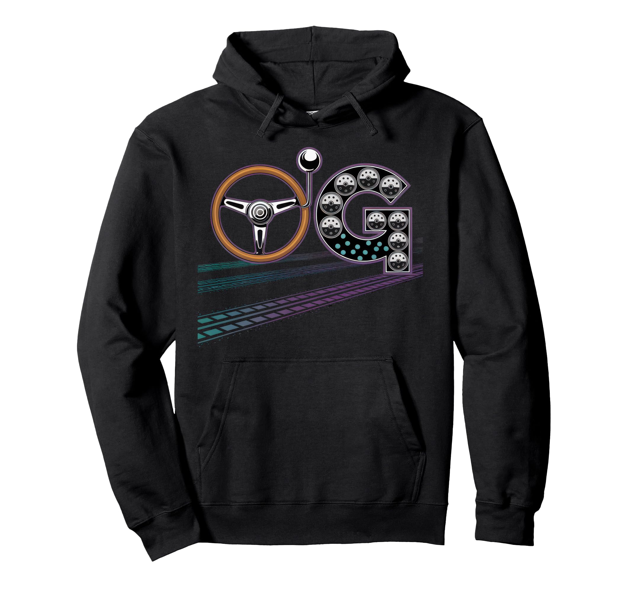 Old School Og Hip Hop Vinyl Cds Hoodie - Fun Novelty Design for Adults - T-Shirt, Sweatshirt, Hoodie