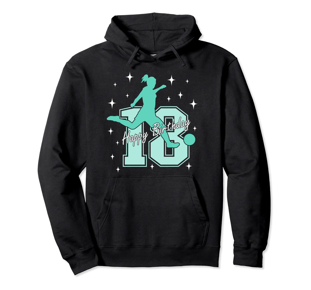 18Th Birthday Soccer Playing Hoodie - Unique Graphic for Adults - T-Shirt, Sweatshirt, Hoodie