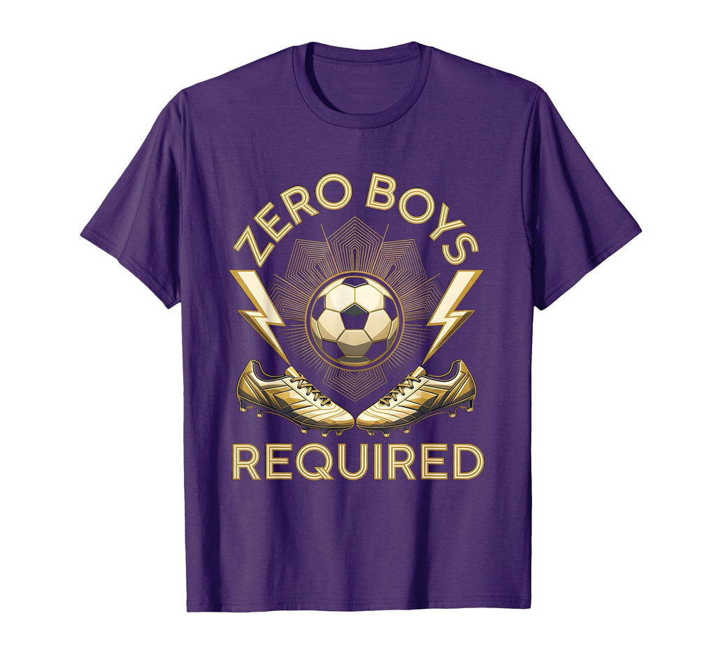 Zero Required Soccer T-Shirt - Unique Graphic for Adults - T-Shirt, Sweatshirt, Hoodie