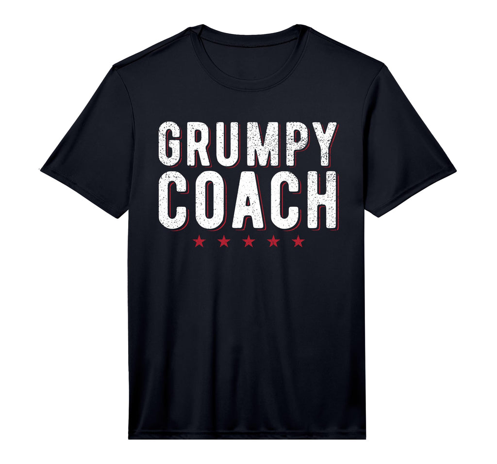 Mens Grumpy Coach Funny Sports Coach T-Shirt - Minimalist Print Men Women - T-Shirt, Sweatshirt, Hoodie