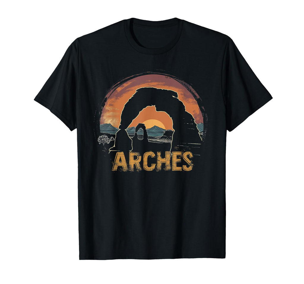 Arches Us National Park T-Shirt - Minimalist Print for Adults - T-Shirt, Sweatshirt, Hoodie