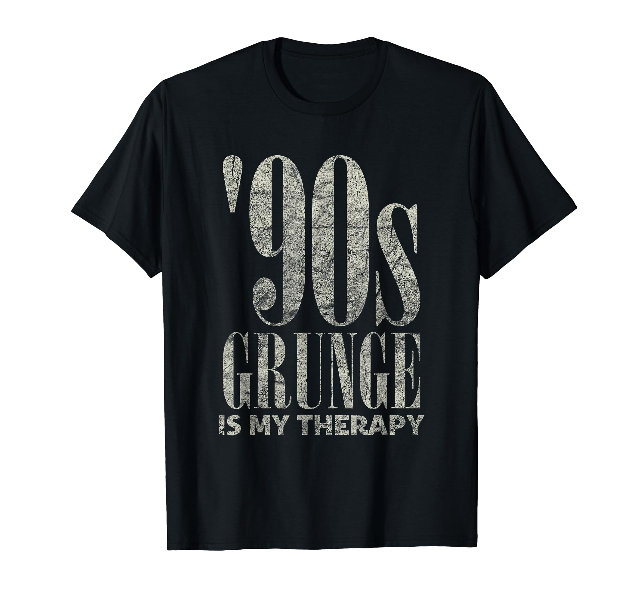 90S Grunge Is My Therapy Grunge Music T-Shirt - Unique Graphic for Adults - T-Shirt, Sweatshirt, Hoodie