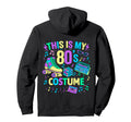 Roller Skates This Is My 80S Costume Hoodie - Trendy Graphic for Adults - T-Shirt, Sweatshirt, Hoodie