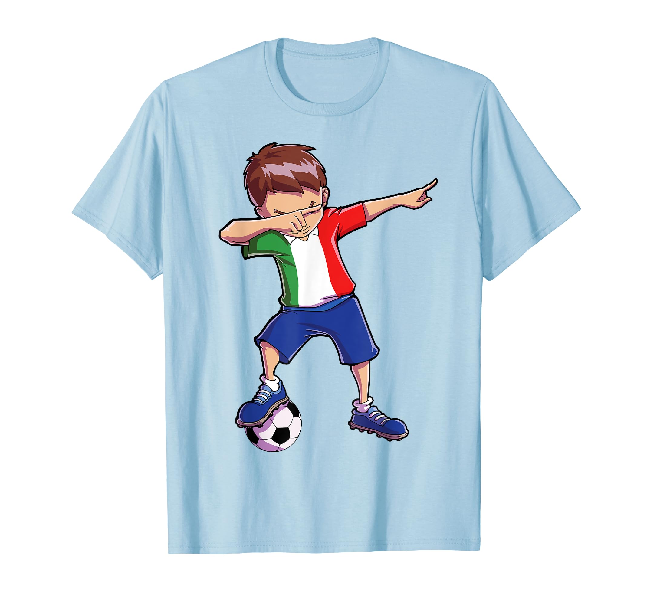 Dabbing Soccer Italy Italian Football Gifts T-Shirt - Unique Graphic Unisex - T-Shirt, Sweatshirt, Hoodie