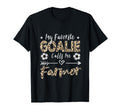My Favorite Goalie Calls Me Farmor T-Shirt - Novelty Apparel for Adults - T-Shirt, Sweatshirt, Hoodie