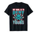 Funny Octopus Goalkeeper Football T-Shirt - Aesthetic Graphic Men Women - T-Shirt, Sweatshirt, Hoodie